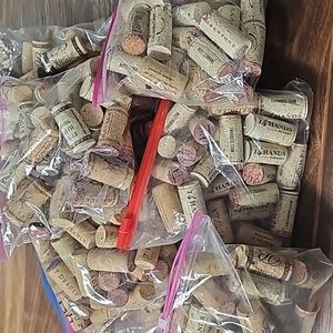 300 Wine Corks --used-- in great condition-ready for your crafting project
